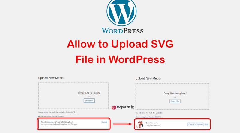 Allow SVG File Upload in WordPress - wpamit