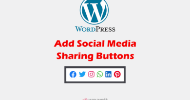 wpamit social sharing buttons wordpress