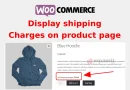 wpamit how to show shipping charges on product page in woocommerce